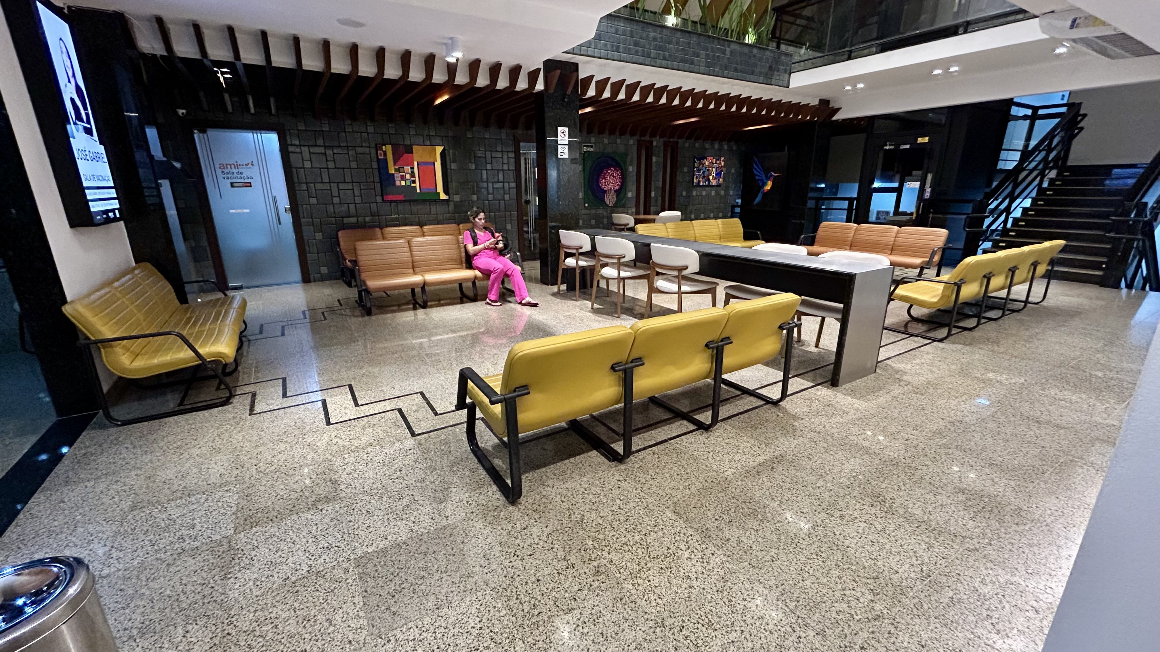 Sala de espera da Clínica OdontoFace